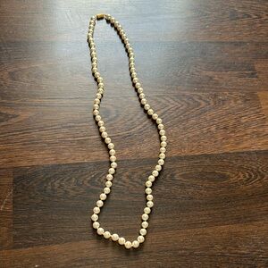 Vintage Pearl Necklace Ivory